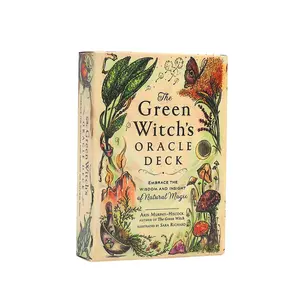 Witch Tarot Cards Deck, 50-Card Set Embracing Nature Magic Wisdom Insight, Witch Series Oracle Cards for Divination & Guidance, Tarot Card Game