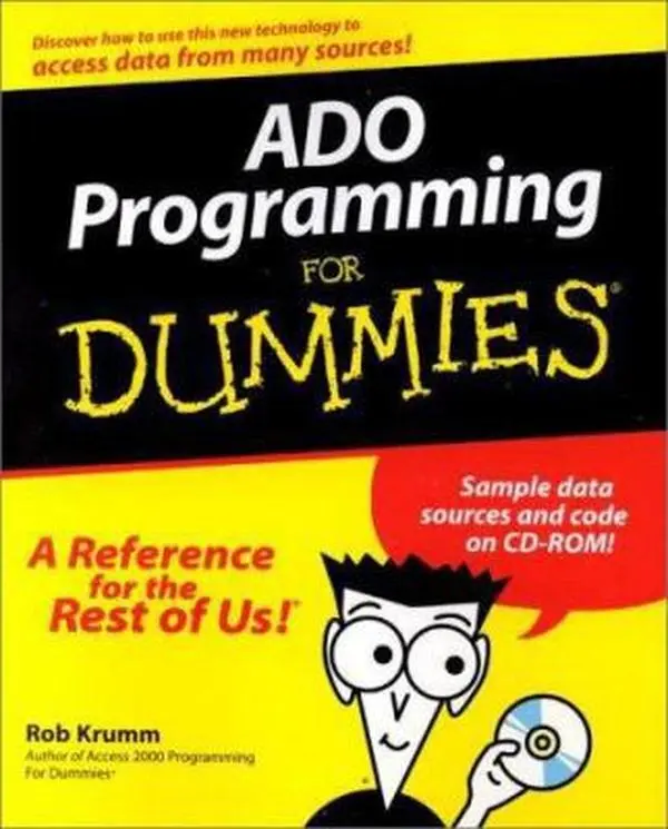 USED Book - ADO Programming For Dummies by Rob Krumm (Paperback) - english