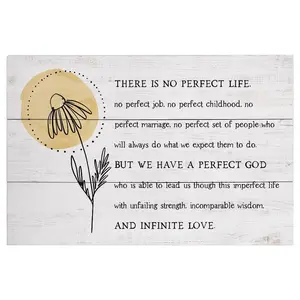 Sincere Surroundings 16" Perfect God Rustic Pallet