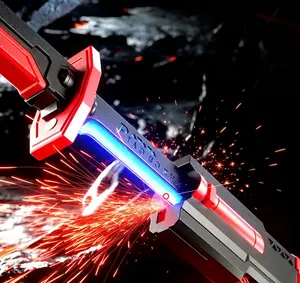 Interstellar Spark Battle Saber - LED Light Up Sword with Mist & Spark Effects, Rechargeable Toy for Kids & Adults Gradient Lightsabers Polycarbonate Lightsaber