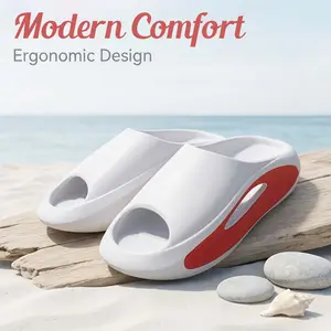 Slip Resistant Durable Two Color Design Sandals Suitable Indoor Outdoor Comfortable Slippers