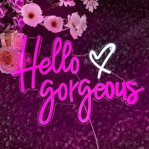 Vibrant LED Neon Sign Wall Art Decor, Led Neon Lights, Led Signs, Neon Accent Lights, Perfect for Home & Office Decoration, Enhance Room Atmosphere Instantly, Dynamic Visual Impact, Decorative Ambiance Lighting