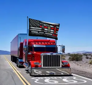 Patriotic Welder American Flag Design Outdoor Yard Garden Flag Double Sided Weather Resistant