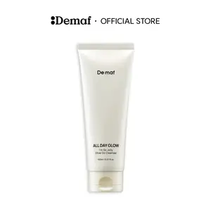 [De:maf Official] All Day Glow I'm So Jelly Olive Oil Cleanser 5.07 fl. oz (150ml) | 75% Olive Oil Hydration | Deep Pore Cleansing | Oil Control & Mattifying | Daily Facial Wash