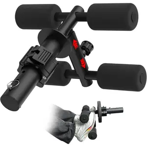 Adjustable Tib Bar, Tibialis Trainer, Tibia Dorsi  Raise Machine,  Over  Equipment for Strengthening Calve, Shin & Ankle,  Workout, Fit 2" Weight Plates &  Shoe Size