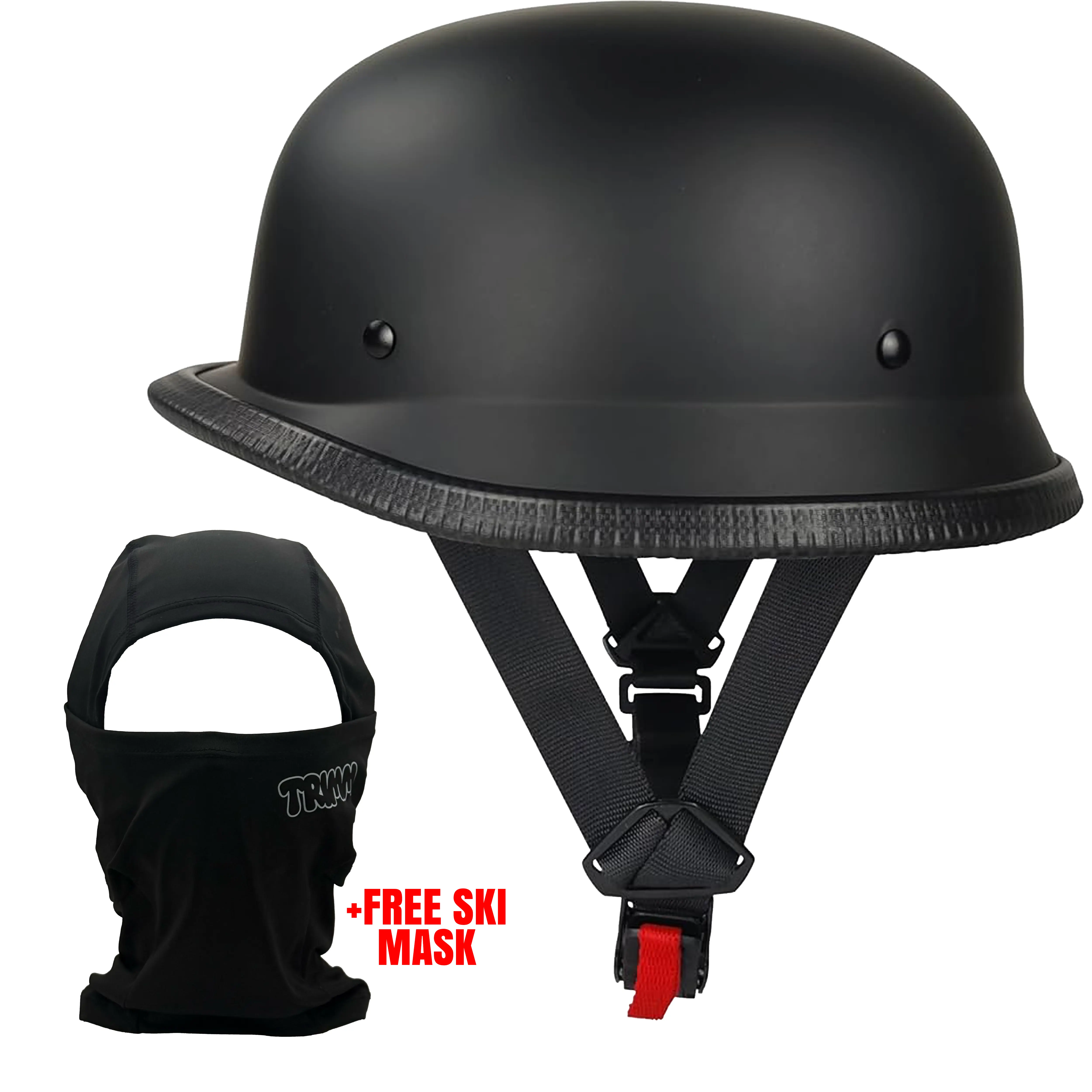 Bikelife Black Bucket Helmet