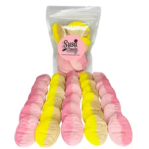 Bubs Strawberry Pomegranate & Banana Caramel 1/2 lb Mix Sweet Snack BonBon Delightful Flavor Blend