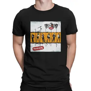 Men’s & women’s fun print RBD album “Rebellious” unisex 100% cotton T-shirt—soft, all-season casual streetwear essential; versatile all-season style — 220 g