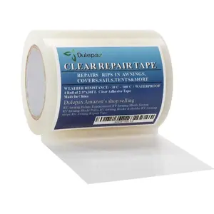 Repair Tape For Tent, Awning, Sail; Repair & Patch Kit For Boat Covers, RV Covers, Tarp, Canvas Etc... 1 Roll of 30FT x 2.9"