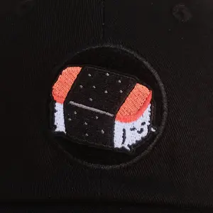 Spam Musubi Embroidered Hook-backed Patch