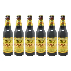 La Alemana Extracto De Malta Morena - Dark Premium Malt Beverage Extract - 12 FL OZ (6 pack)