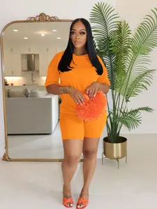 USBoutiqueCHIC Women‘s Co-Ord Short Sleeve Top & Shorts Set | 270GSM Knit Lounge Wear, Casual Summer Outfit