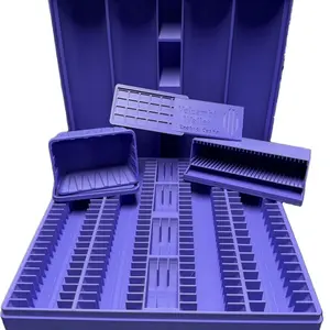 Exotic Coins Purple Vault Collection Storage Bin with Lid, Stackable Large-Size Home Organizer Container