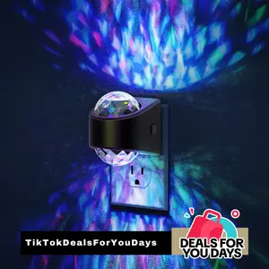 【AUTO ON in Dark】Night Lights Plug into Wall, 9-Color RGB Galaxy with Dusk to Dawn Sensor, Star Projector for Bedroom, Kids, Bathroom, Home Gaming Room Decor, Christmas Gifts