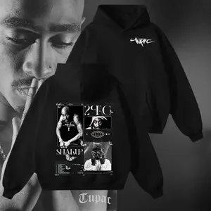 2PAC Vintage Rap Legend Hoodie Sweatshirt T-Shirt – Urban Hip Hop Graphic Unisex Clothing