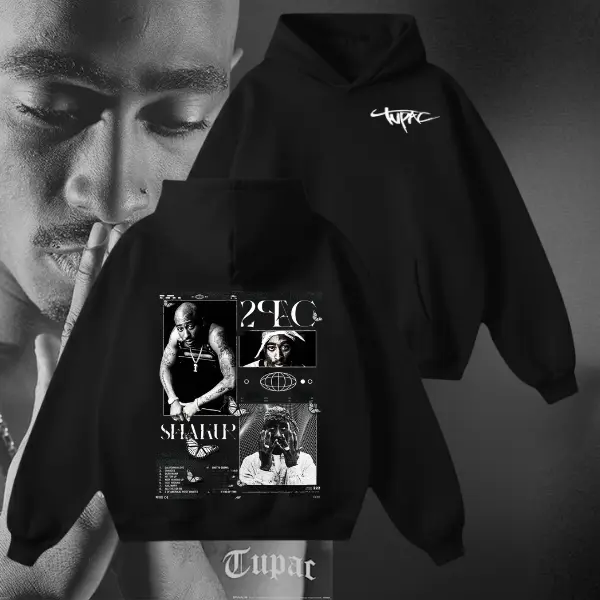 2PAC Vintage Rap Legend Hoodie Sweatshirt T-Shirt – Urban Hip Hop Graphic Unisex Clothing