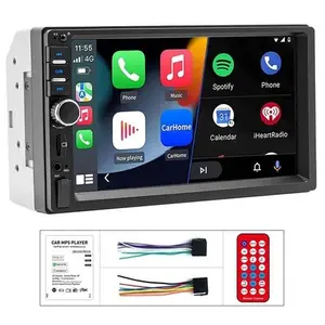 2 din Car Radio 7" HD Autoradio Player Car Touch Screen Bluetooth Carplay Android Auto Mirror Link Stereo FM Function MP5 Video USB Radio