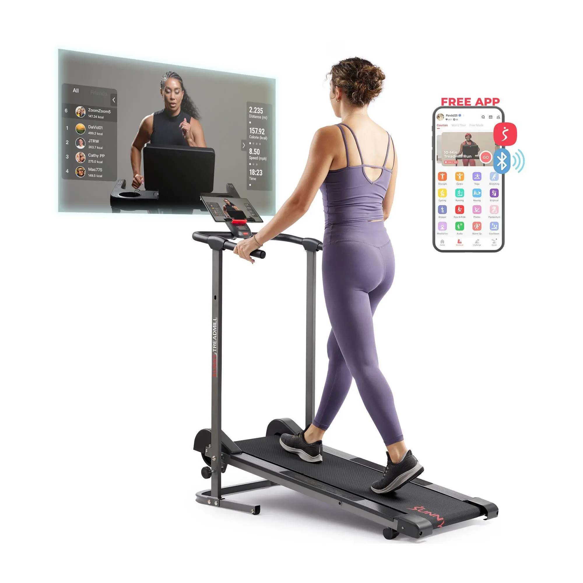 Sunny Magnetic Mini Exercise Pedal Cycle w/ Band