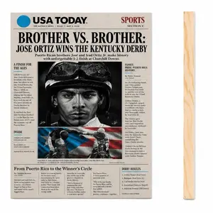Brother vs. Brother Kentucky Derby Canvas Board (11x14)
