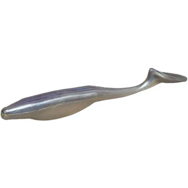 Zoom Swimmin Super Fluke Jr. Soft Plastic Fishing Lure - Small Size 4 in Paddle Shape, Vibrating Tail, Swim Jig Swimbait