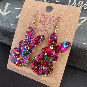 Confetti Bunny Earrings