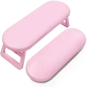 Nail Rest, Foldable PU Leather Nail Rest, Nail Pillow, Nail Art Accessories, Nail Tech Manicure Pedicure Salon Home Tool