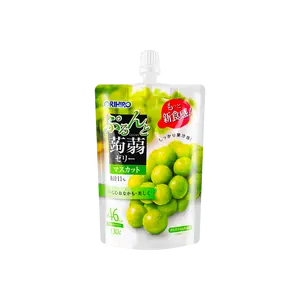 ORIHIRO Konjac Jelly Drink - Low Calorie Diet Jelly, Green Grape Flavor, 130g - Healthy Snack for  & Gut Health
