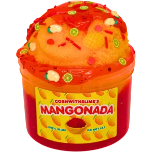Mangonada 8oz Slime Icee x Clear Texture Scented Mango