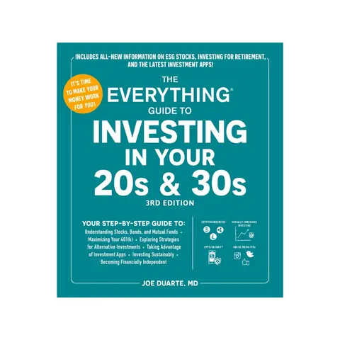 The Everything Guide to Investing in Your 20s-30s - 3rd Ed., Softcover, 304 Pages English Wealth Management Book with ETFs, Financial Independence, Investment Apps, Private Equity Tips by Joe Duarte (Adams Media)