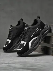 Men's Breathable Mesh Sneakers, Trendy Thick Sole Sports Shoes, Casual Dad Shoes, All Seasons Comfort Footwear, Breathable Athletic Sneakers