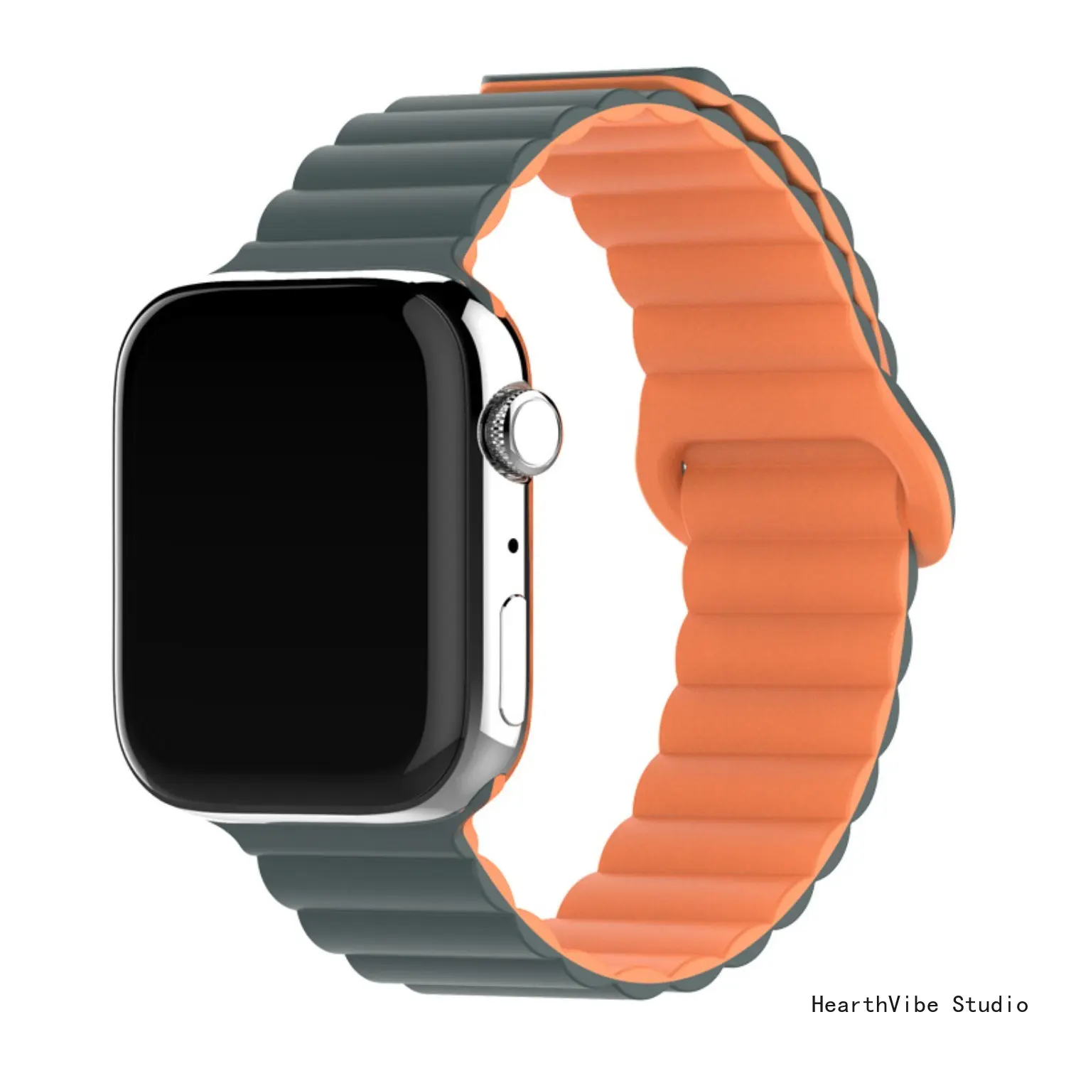 Compatible with Apple Watch Series 11 – Magnetic Silicone Loop Band (S11) – Smartwatch Strap Compatible with Apple Watch Series 11 – Magnetic Silicone Loop Band (S11) – Smartwatch Strap