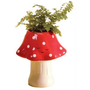 Kawaii Mushroom Planter - Tall