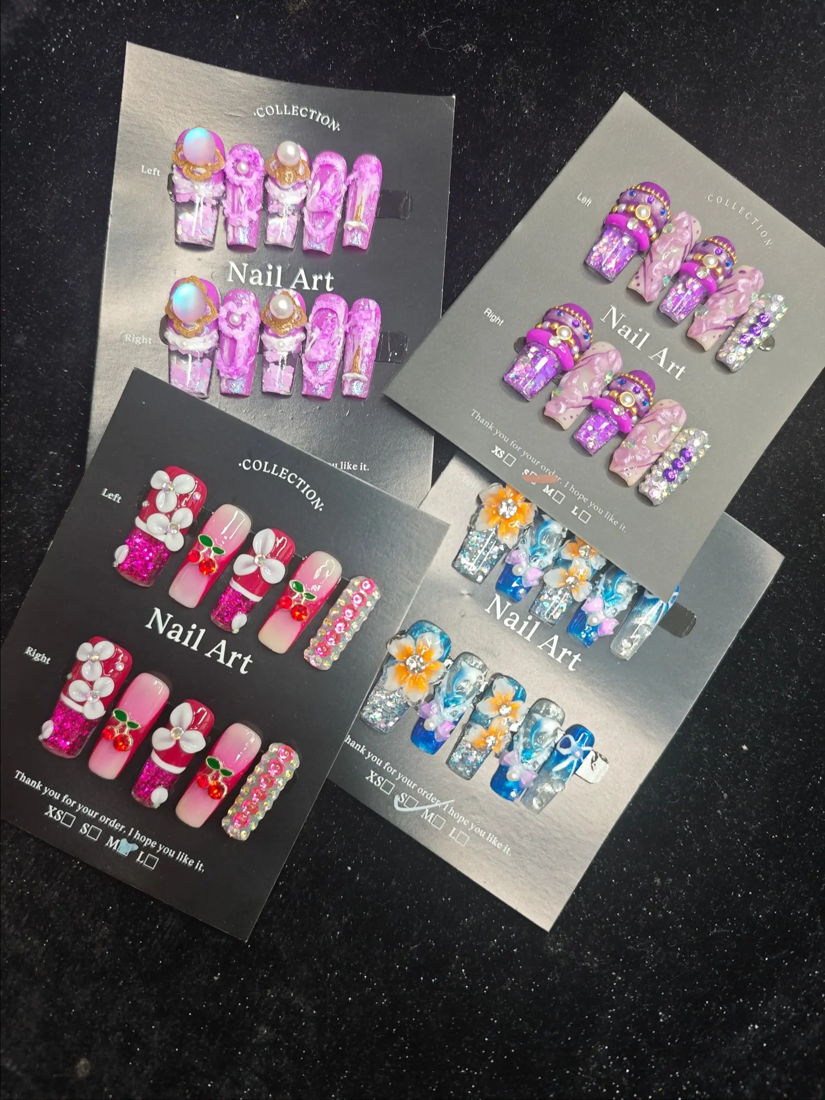 Tammy(14683)gc.Water nails, random delivery.