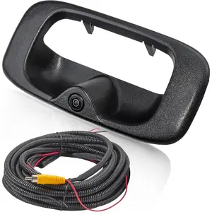 Tailgate Handle Backup Camera for 1999-2006 Chevy Silverado  Sierra 1500 2500 3500 HD Classic Tailgate Reversing Rear View  Up Camera RCA Plug, Replaces# 15228539, GM1915105, GM1916102