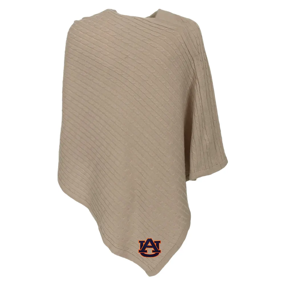 Auburn Tigers Poncho | Camel
