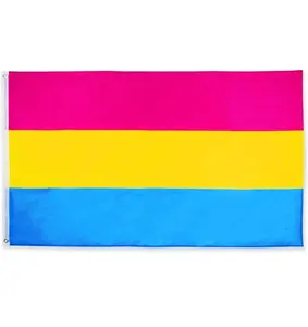 Pansexual flag-  3x5ft LGBTQ+ Pride Flags - Multicolored Lightweight Banner for Home Supplies Festive Decorations Hanging Ornaments