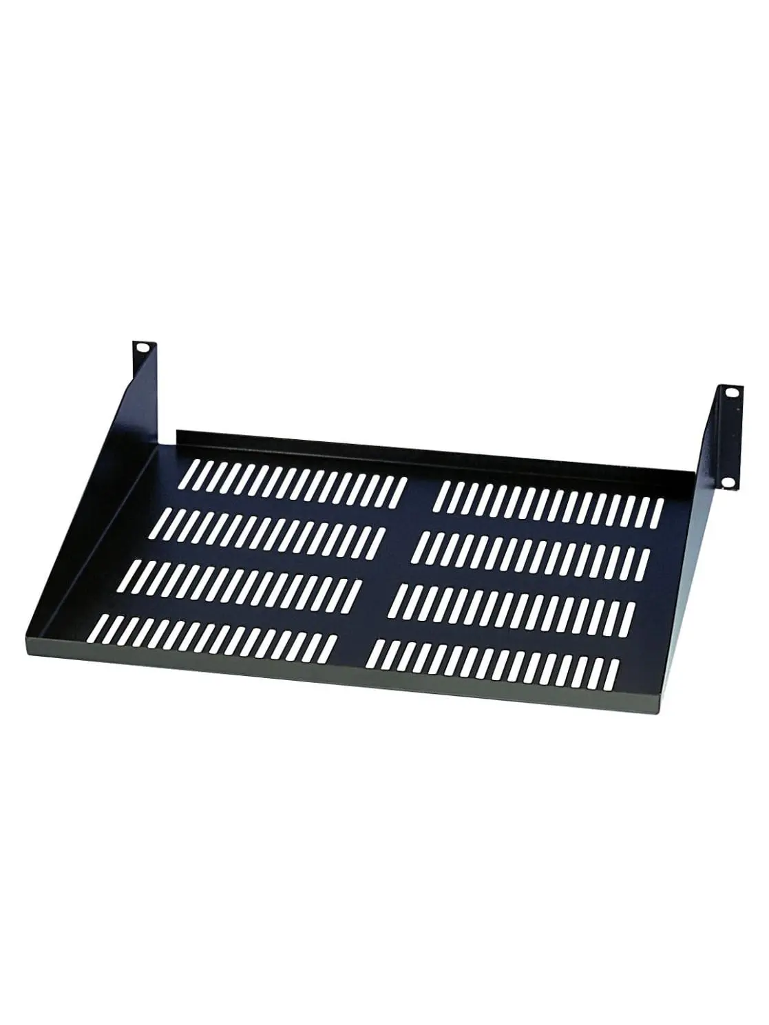 Tripp Lite TRL-SRSHELF2PDP 2URM Deep Fixed Cantilever Mount Rack Enclosure Shelves, Home Storage & Organization Solution with Side-Mount, Double-Wide, Indoor, Large-Capacity Rack Accessories, Side-Mount Rack Accessories