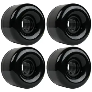 65mm x 44mm 83A Black  Wheels (Set of 4)