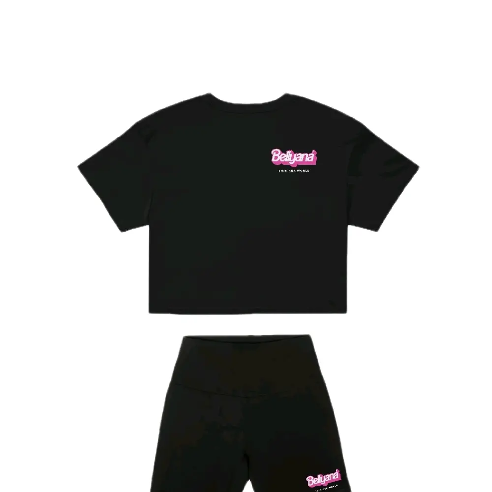 BELLYANÁ  crop top set comfortable fit great for lounging & relaxing what are you waiting order today THIS HER WORLD