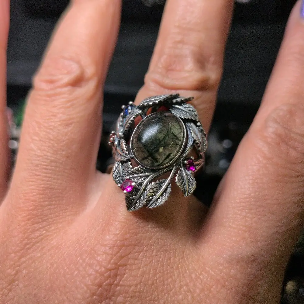 Statement, Large, Raw and/or Masculine Adjustable Size 925 Silver Rings