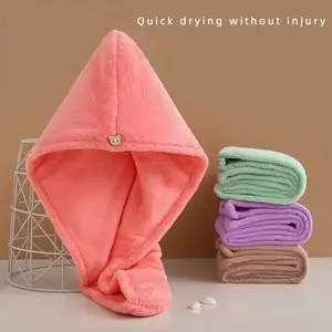 Quick-Dry Microfiber Towel Set, Ultra-Absorbent Coral Fleece Dry Hair Cap, Odor-Free, Soft Lightweight Design, Ideal for Daily Use