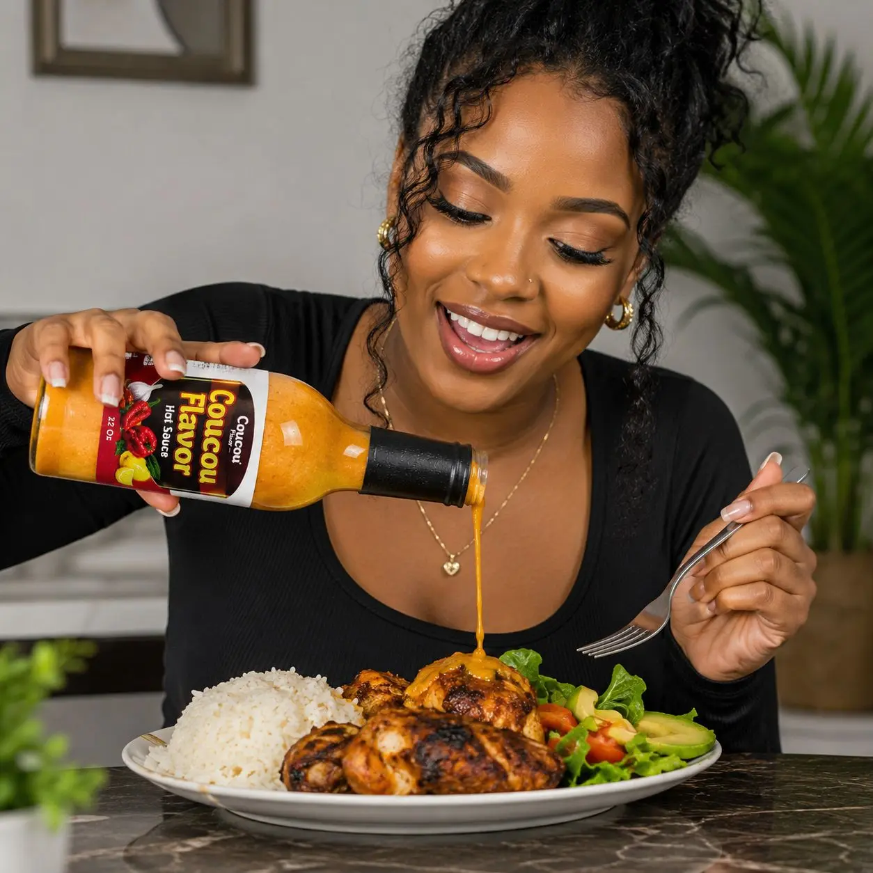 Coucou Flavor Hot Sauce – 05 oz Haitian Pepper Sauce