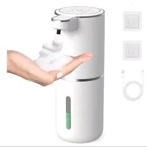 Automatic Foam Soap Dispenser Touchless Soap Dish with USB Charging Cable for Easy Use