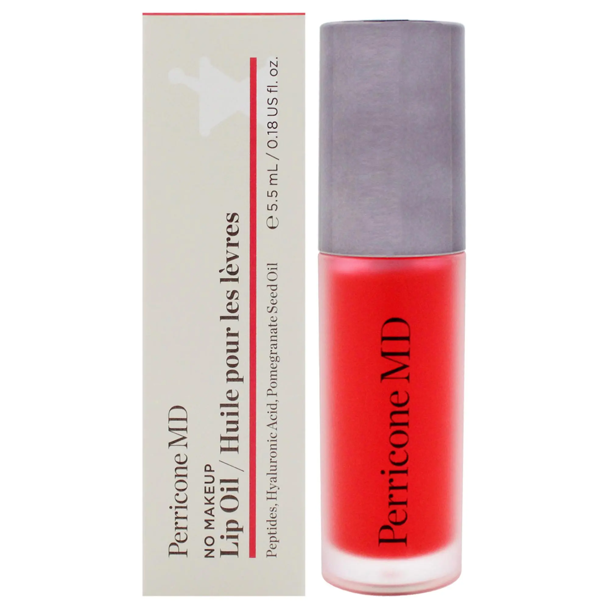 Perricone MD Women's No Makeup Cosmetic Lip Oil - 5 Raspberry Scent, 0.15 oz