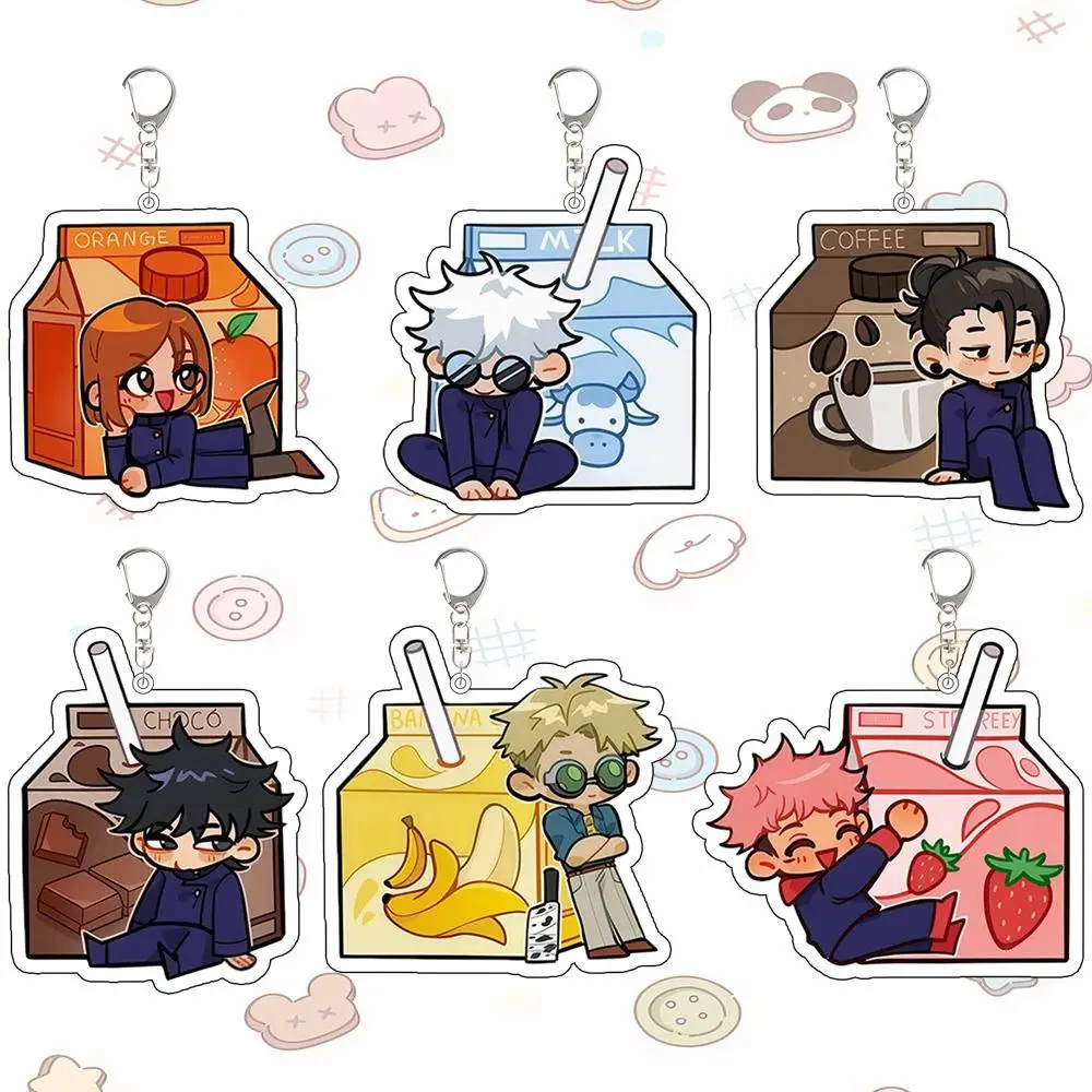 Jujutsu Kaisen Kugisaki Nobara Gojo Satoru Geto Suguru Itadori Yuji Fushiguro Megumi Nanami Kento Acrylic Keychain