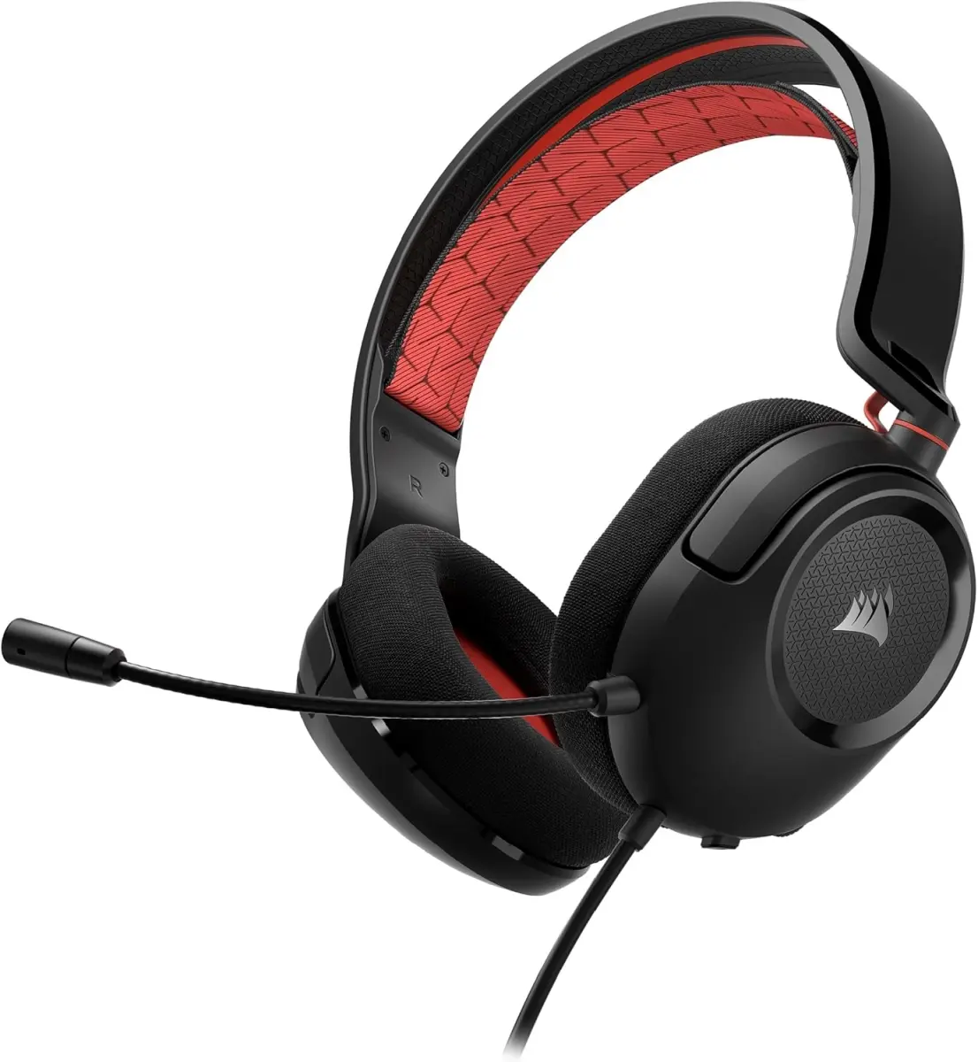 Corsair CA-9011384-NA HS35 V2 Gaming Headset, Red