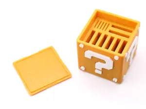 Super Mario Bros Themed Compatible With Nintendo Switch Game Case Storage For Games & Micro SD Cards For NS 3D Printed Gold
