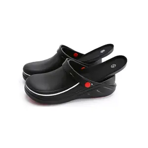 Non-Slip Shoes with Insoles, Non Slip Clogs, Ideal for Chefs Kitchen Hospital Outdoor, Eco-Friendly High Elastic Eva Durable Rubber Sole, Lightweight Breathable Safety ProtectionRAIMENTRY