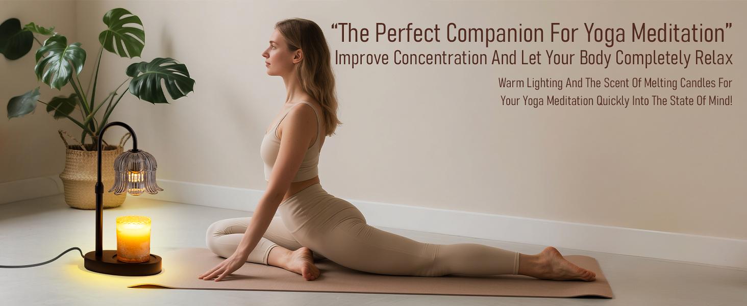 Automatic Timed Heating Candle Light with Adjustable Height & Brightness Options Flameless Aromatherapy Diffuser for Wax Blocks or Melt-Wax Scented Candles Modern Home Decor Ideal for Living Rooms and Bedrooms