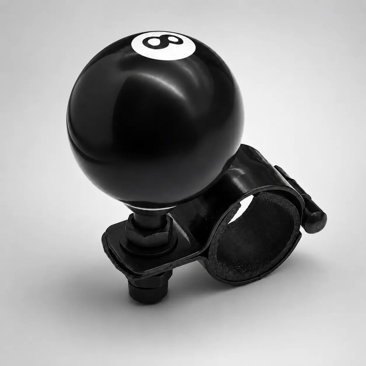 8 Ball Steering Wheel Spinner Knob Universal 360 Degree Rotating Car Turning Handle Heavy Duty Steering Wheel Accessory for Most Vehicles 1 Pack